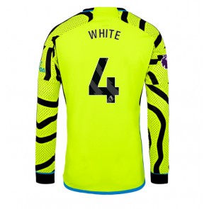 Maillot de foot Arsenal Benjamin White #4 Extérieur 2023-24 Manche Longue